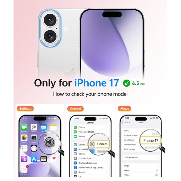 FNTCASE IPhone 17 Phone Case Magnetic Translucent Matte Full Covered Camera Prot - Picture 8 of 9